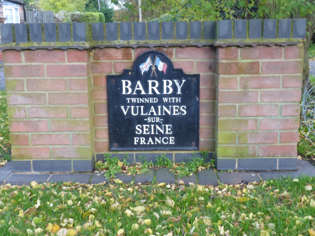 Barby and Vullaines Commerative Plaque