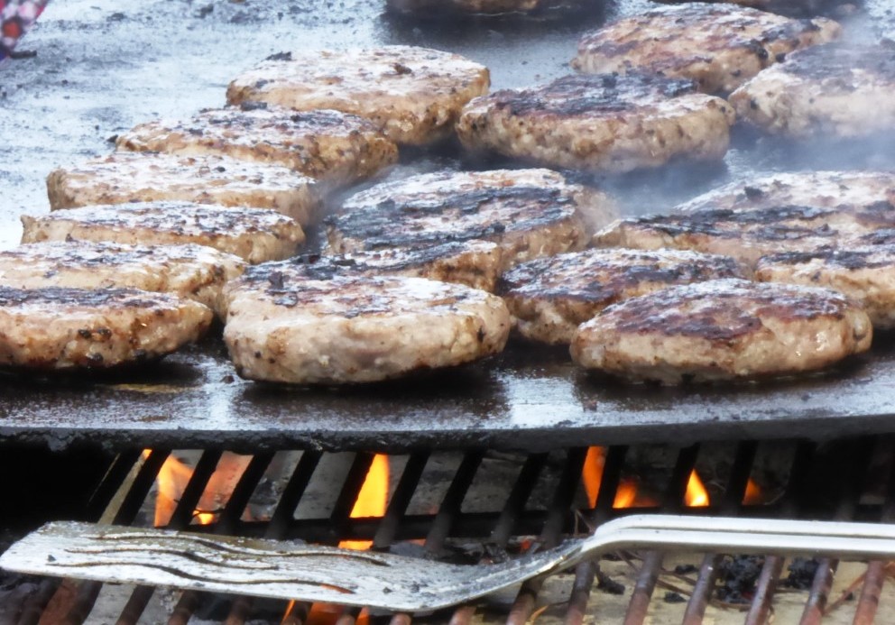 Burgers at Apple Day 2019