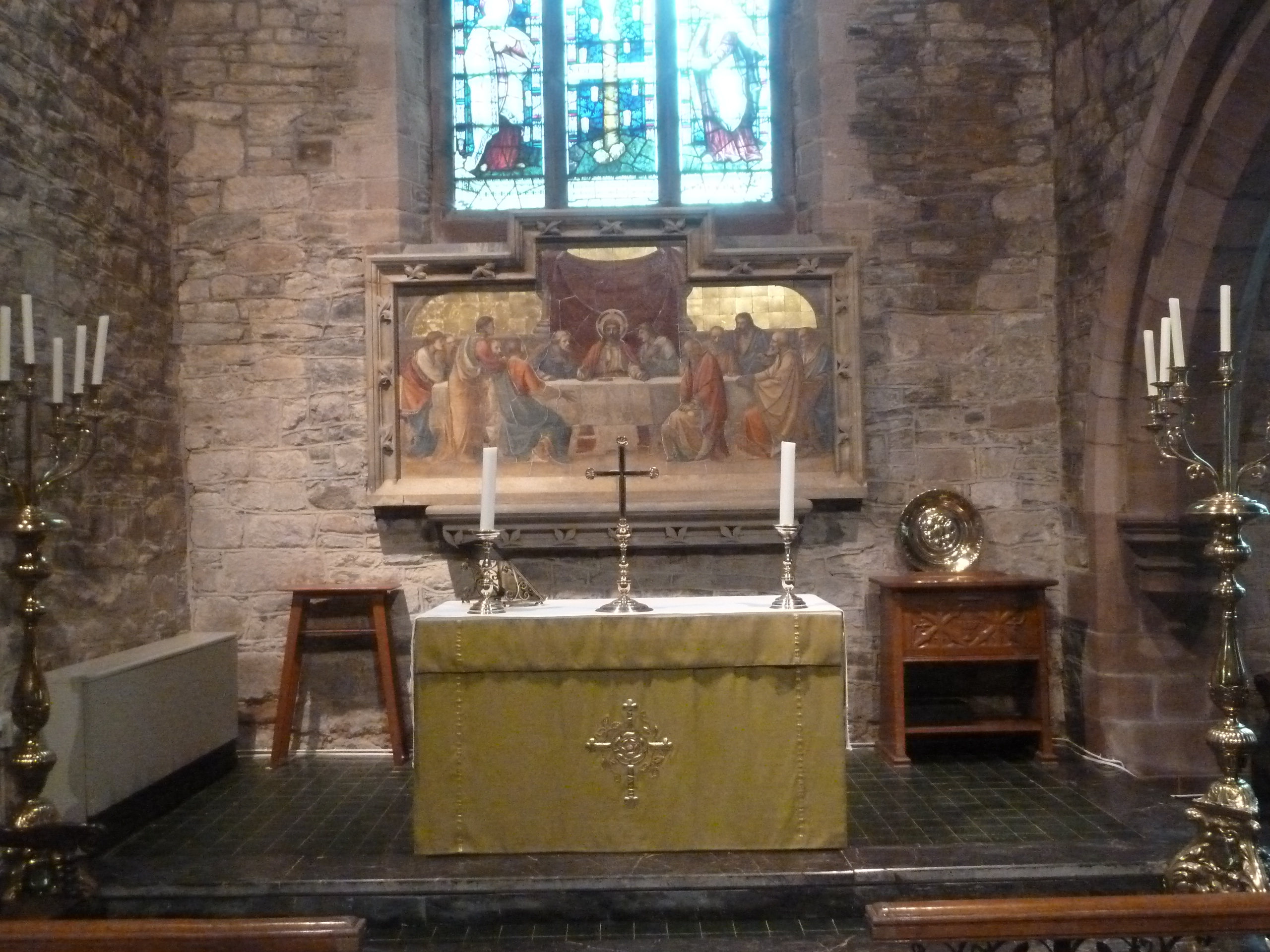 Altar and Victorian Reredos